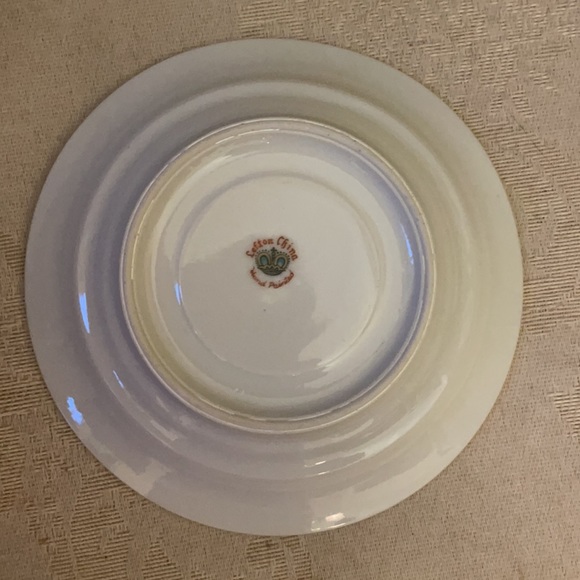 Lefton hand-painted rose pattern porcelain demitasse espresso tea cup saucer set - Picture 10 of 12